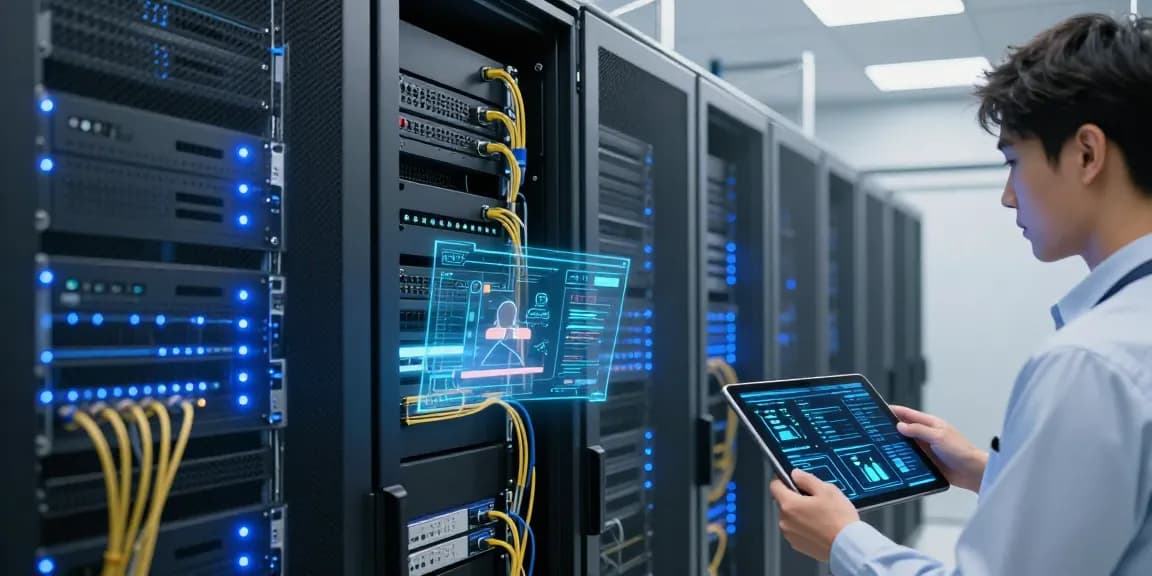 IPTV reseller platform showcasing advanced server infrastructure and cloud technology for reliable streaming services.