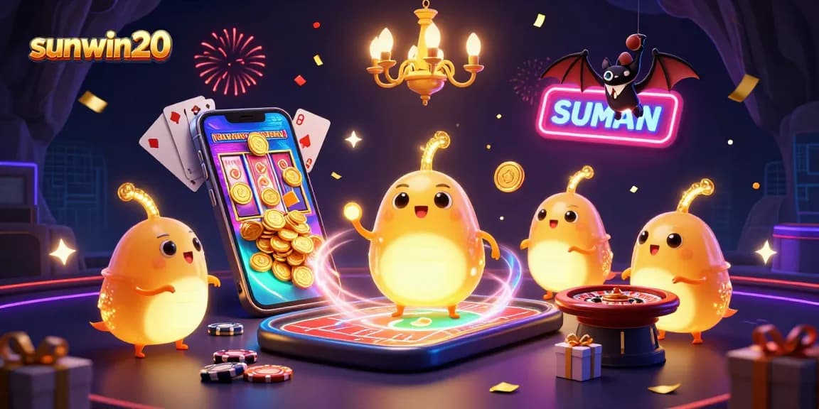 Experience vibrant gameplay with sunwin20 in an exciting cave casino scene