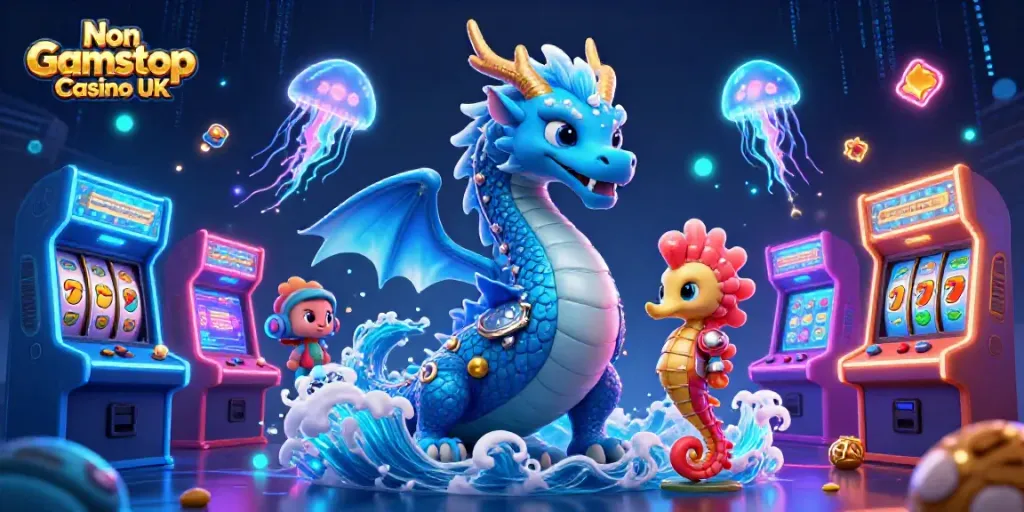 Engage with top Non Gamstop Casino UK experiences featuring a vibrant underwater scene.