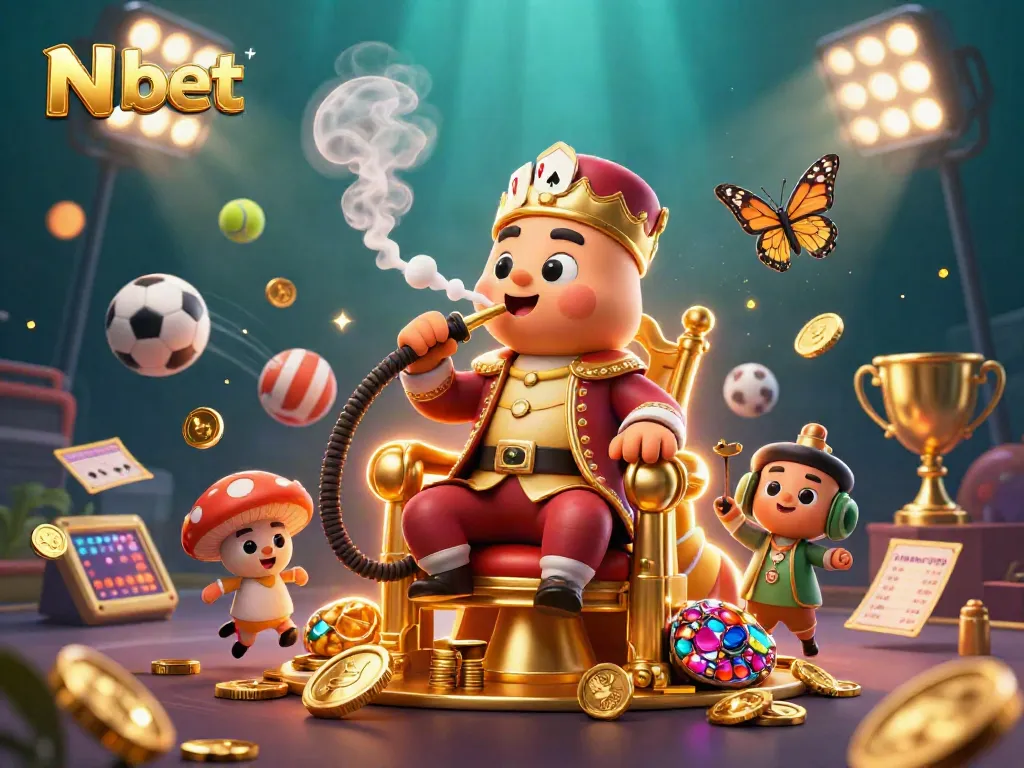 N bet showcases thrilling sports betting action with unique characters in a vibrant casino setting.
