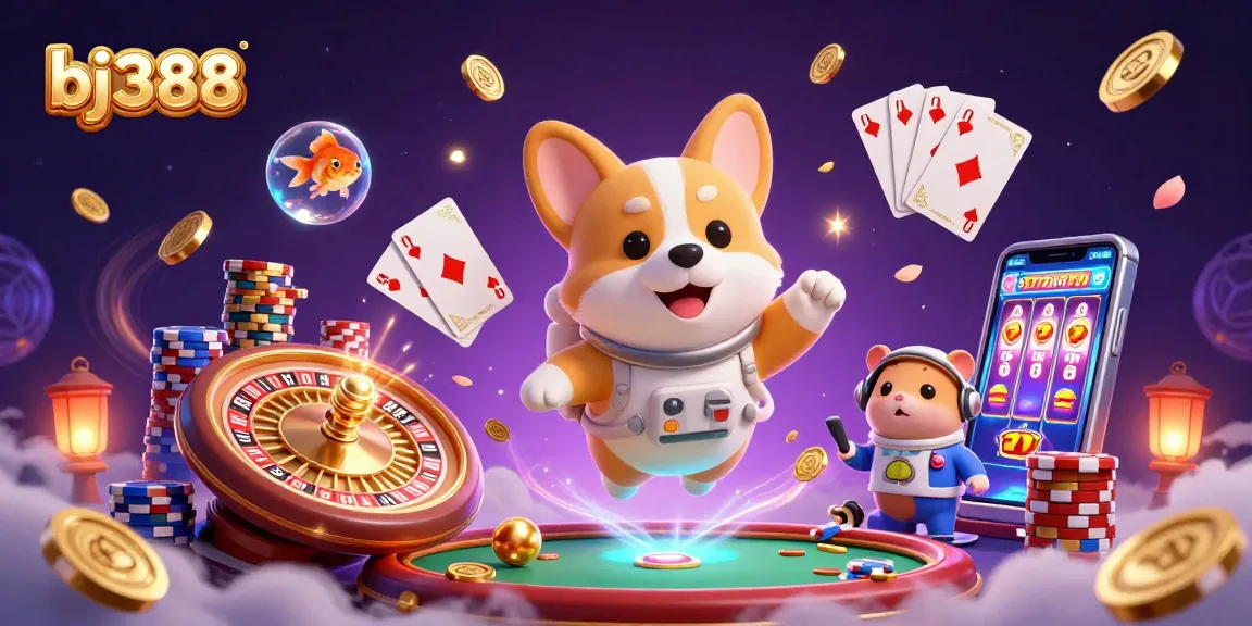Experience the thrill of bj388 casino adventures with exciting space-themed illustrations.