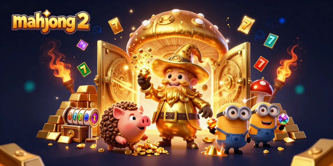 Play Mahjong 2 and experience exciting gameplay with stunning golden visuals and treasure features.