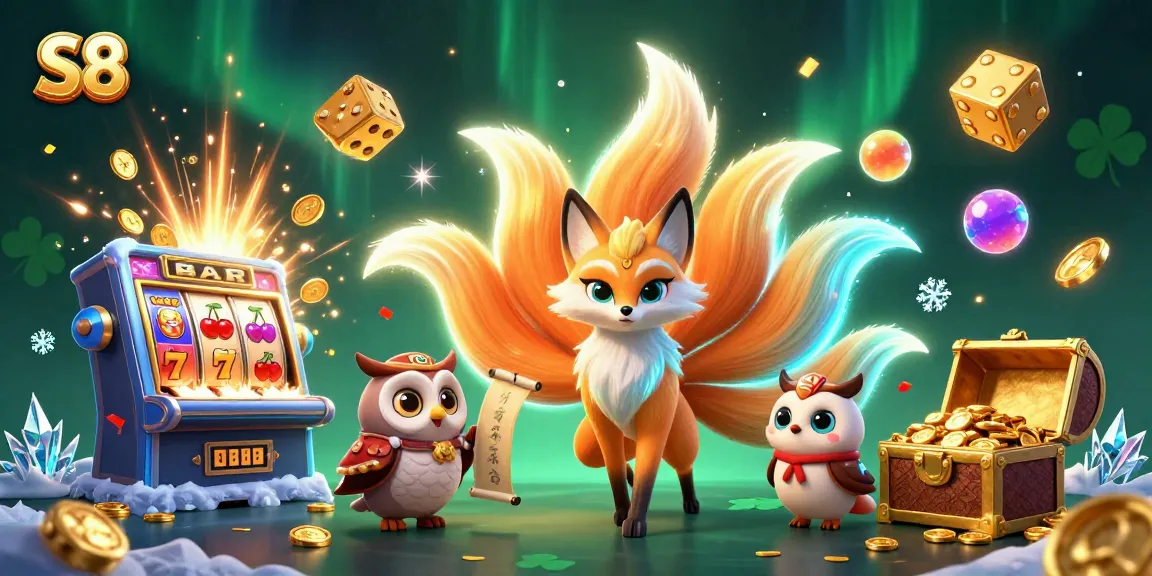 S8 engages players with vibrant gameplay featuring lottery, slots, and dynamic casino elements.