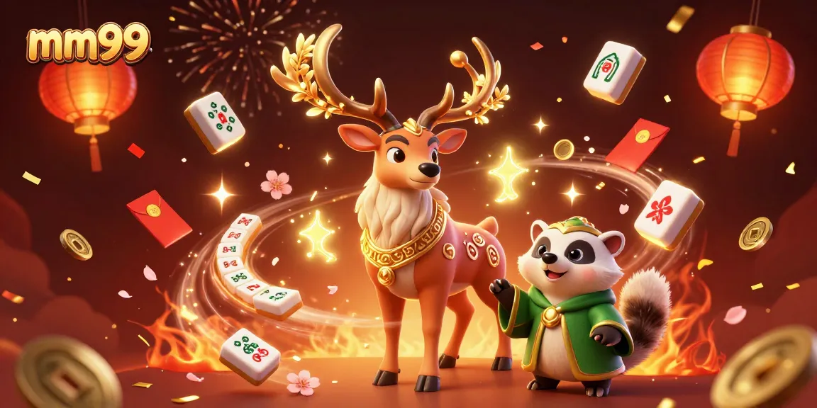 Experience captivating gameplay at mm99 with Celtic druid stag and lucky gaming elements